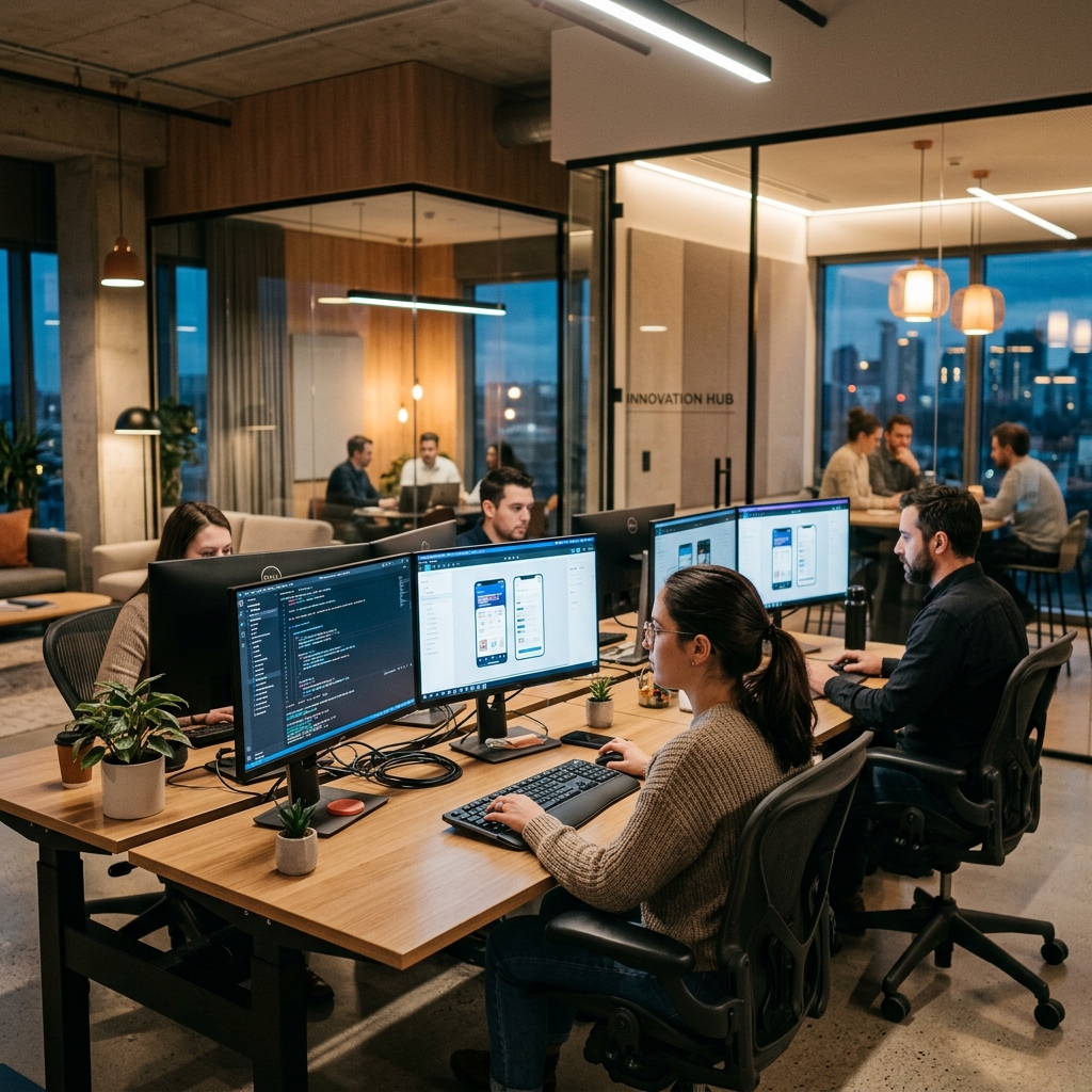 TrulyDev team at work